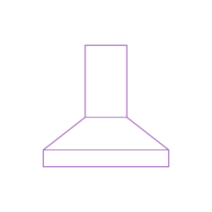Fixtures Oven Hood Simple Line Art Svg, Free Vectors File